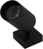 KINKIET POJEDYNCZY QUALIS I CZARNY SPOT LAMPA POJEDYNCZA REFLEKTOR SUFITOWY GU10 - obrazek 4