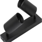 KINKIET PODWÓJNY QUALIS II CZARNY SPOT LAMPA PODWÓJNA 2X REFLEKTOR SUFITOWY GU10