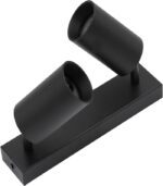 KINKIET PODWÓJNY QUALIS II CZARNY SPOT LAMPA PODWÓJNA 2X REFLEKTOR SUFITOWY GU10