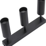 KINKIET POTRÓJNY QUALIS III CZARNY SPOT LAMPA POTRÓJNA 3X REFLEKTOR SUFITOWY GU10