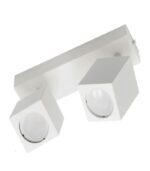 KINKIET PODWÓJNY QUANTUS II BIAŁY SPOT REFLEKTOR SUFITOWY GU10 - obrazek 4