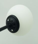 LAMPA SUFITOWA PALLE CZARNA SZKLANE KULE MLECZNE 6 X E27 NOWOCZESNA LOFT E27 - obrazek 5