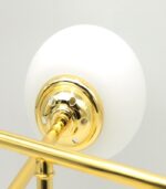 LAMPA SUFITOWA PALLE ZŁOTA SZKLANE KULE MLECZNE 6 X E27 NOWOCZESNA LOFT E27 - obrazek 8