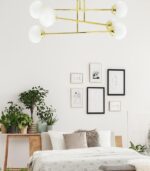 LAMPA SUFITOWA PALLE ZŁOTA SZKLANE KULE MLECZNE 6 X E27 NOWOCZESNA LOFT E27 - obrazek 9