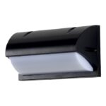 KINKIET ZEWNĘTRZNY CZARNY DRACO IP54 E27 ELEWACYJNY OGRODOWY