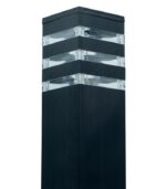 LAMPA OGRODOWA SŁUPEK STOJĄCY 60cm ZEWNĘTRZNA KWADRATOWA E27 CZARNA IP54 - obrazek 4