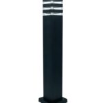 LAMPA OGRODOWA SŁUPEK STOJĄCY 60cm ZEWNĘTRZNA KWADRATOWA E27 CZARNA IP54