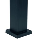 LAMPA OGRODOWA SŁUPEK STOJĄCY 60cm ZEWNĘTRZNA KWADRATOWA E27 CZARNA IP54 - obrazek 5