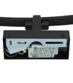 LAMPA ŁAZIENKOWA LED KINKIET NAD LUSTRO 12W 50cm CZARNA WYGIĘTA TERRA 840lm - obrazek 4