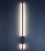 LAMPA ŚCIENNA LUNA KINKIET LOFT LED WĄSKA CZARNA IP54 12W 90cm - obrazek 6