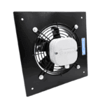 WENTYLATOR OSIOWY PRZEMYSŁOWY ŚCIENNY W OBUDOWIE ZE STALI WYDAJNY 860m3/h