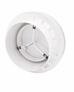 ANEMOSTAT NAWIEWNO-WYWIEWNY Z KOŁNIERZEM FI100mm REGULOWANY BIAŁY ABS - obrazek 4