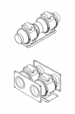 WENTYLATOR KANAŁOWY O PRZEPŁYWIE MIESZANYM FI160mm WYDAJNY 520m3/h VENTS - obrazek 7