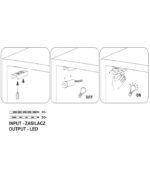 WŁĄCZNIK BEZDOTYKOWY CZARNY 60/100W NA MACHNIĘCIE - obrazek 3