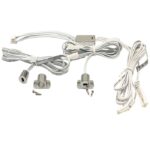 WŁĄCZNIK LED SENSOR DO SZAF PODWÓJNY CHROM 60W DLA 12V 100W DLA 24V