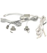 WŁĄCZNIK LED SENSOR DO SZAF PODWÓJNY CHROM 60W DLA 12V 100W DLA 24V