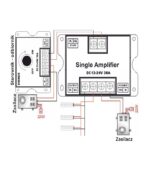 WZMACNIACZ SYGNAŁU DO TAŚM JEDNOKOLOROWYCH LED 30A - obrazek 5