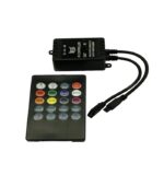 ŚCIEMNIACZ - STEROWNIK  REAGUJĄCY NA MUZYKĘ  LED RGB  Z PILOTEM NA PODCZERWIEŃ