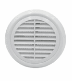 KRATKA OKRĄGŁA WENTYLACYJNA NAWIEWNO-WYWIEWNA fi90-160 mm REGULOWANA BIAŁA