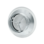 ANEMOSTAT NAWIEWNO-WYWIEWNY FI100mm METALOWY BIAŁY DARCO - obrazek 3