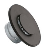 ANEMOSTAT NAWIEWNO-WYWIEWNY FI150mm METALOWY CZARNY DARCO