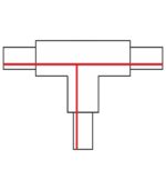 ŁĄCZNIK T LEWY 3-FAZOWY BIAŁY - obrazek 3