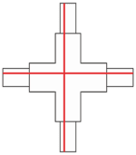 ŁĄCZNIK X DO SZYN 3-FAZOWY CZARNY - obrazek 3