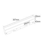 LAMPA LINIOWA TAVOLA S 10W 4000K NA SZYNĘ MAGNETYCZNĄ 48V - obrazek 8