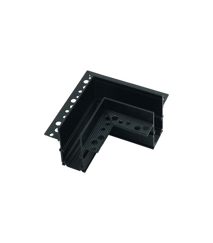 id-6864-1 ŁĄCZNIK DO SZYN MAGNETYCZNYCH KĄTOWY GK CZARNY - obrazek 1