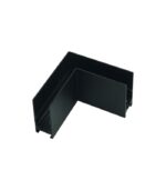 ŁĄCZNIK DO SZYN KĄTOWY NATYNKOWY CZARNY MAGNETIC 48V