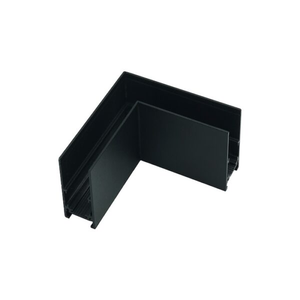ŁĄCZNIK DO SZYN KĄTOWY NATYNKOWY CZARNY MAGNETIC 48V