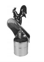 NASADA KOMINOWA Z KOGUTEM STAL KWASOODPORNA FI 160 MM STRAŻAK KOMIN