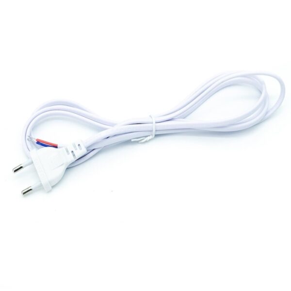 KABEL PRZYŁĄCZENIOWY 2 METRY 2X 0.5 BIAŁY