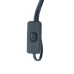 KABEL PRZYŁĄCZENIOWY 2.5 M 2X 0.5 CZARNY Z WYŁĄCZNIKIEM - obrazek 3