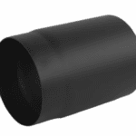 RURA SPALINOWA ŻAROODPORNA FI200mm O DŁUGOŚCI 25cm Z BLACHY STALOWEJ CZARNA PRODMAX