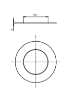 ROZETA SPALINOWA ŻAROODPORNA FI200mm CZARNA PRODMAX - obrazek 3