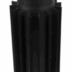 RADIATOR SPALINOWY ŻAROODPORNY FI200mm Z BLACHY STALOWEJ CZARNY PRODMAX