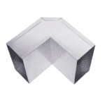 KOLANO PIONOWE 90 STOPNI DO SYSTEMU 200x50mm ŚCIANA-STROP DGP BLACHA OCYNKOWANA - obrazek 3