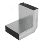 KOLANO PIONOWE 90 STOPNI DO SYSTEMU 150x50mm ŚCIANA-STROP DGP BLACHA OCYNKOWANA