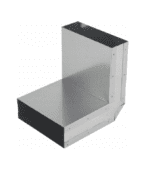 KOLANO PIONOWE 90 STOPNI DO SYSTEMU 200x50mm ŚCIANA-STROP DGP BLACHA OCYNKOWANA