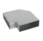 KOLANO POZIOME 90 STOPNI DO SYSTEMU 150x50mm BLACHA OCYNKOWANA PRODMAX