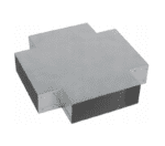 CZWÓRNIK POZIOMY PŁASKI DO SYSTEMU 200x50mm BLACHA OCYNKOWANA PRODMAX