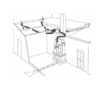CZWÓRNIK POZIOMY PŁASKI DO SYSTEMU 200x50mm BLACHA OCYNKOWANA PRODMAX - obrazek 4
