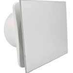 WENTYLATOR ŁAZIENKOWY DOMOWY FI150mm PANEL ALUMINIUM SZCZOTKOWANE ŁOŻYSKA KULKOWE WYDAJNY 242m3/h