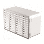 KRATKA WENTYLACYJNA 235x141mm ZAKOŃCZENIE KANAŁU PŁASKIEGO 220x90mm VENTS